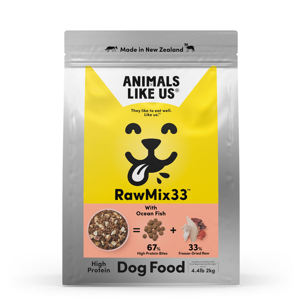 Animals Like Us RawMix33 with Ocean Fish Dog Food 2kg
