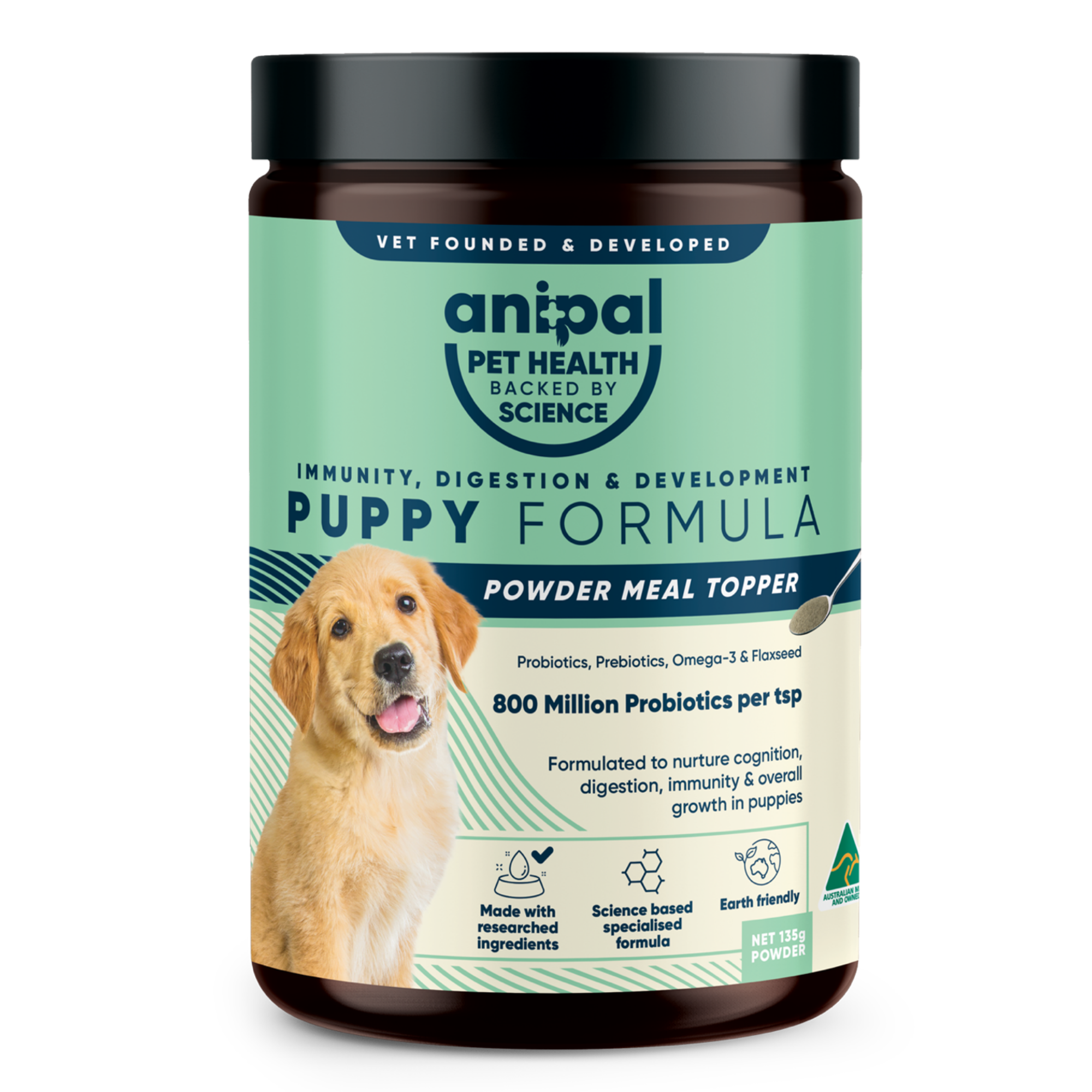 Anipal Puppy Formula Powder Meal Topper 135g