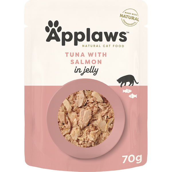 Applaws Natural Wet Cat Pouch Tuna & Salmon 70g x 16