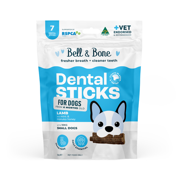 Bell & Bone Dog Dental Sticks Lamb Mint and Manuka Honey