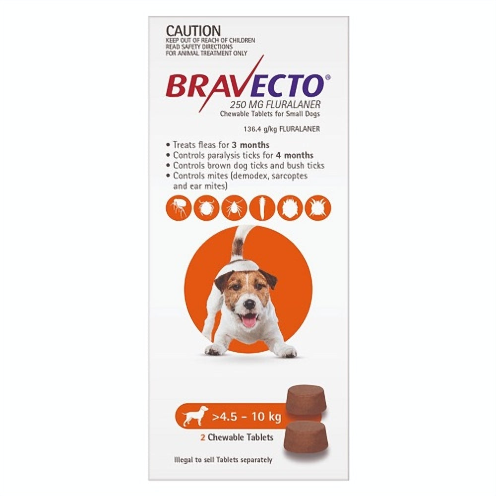 Bravecto Small Dog Chews 4.5-10kg