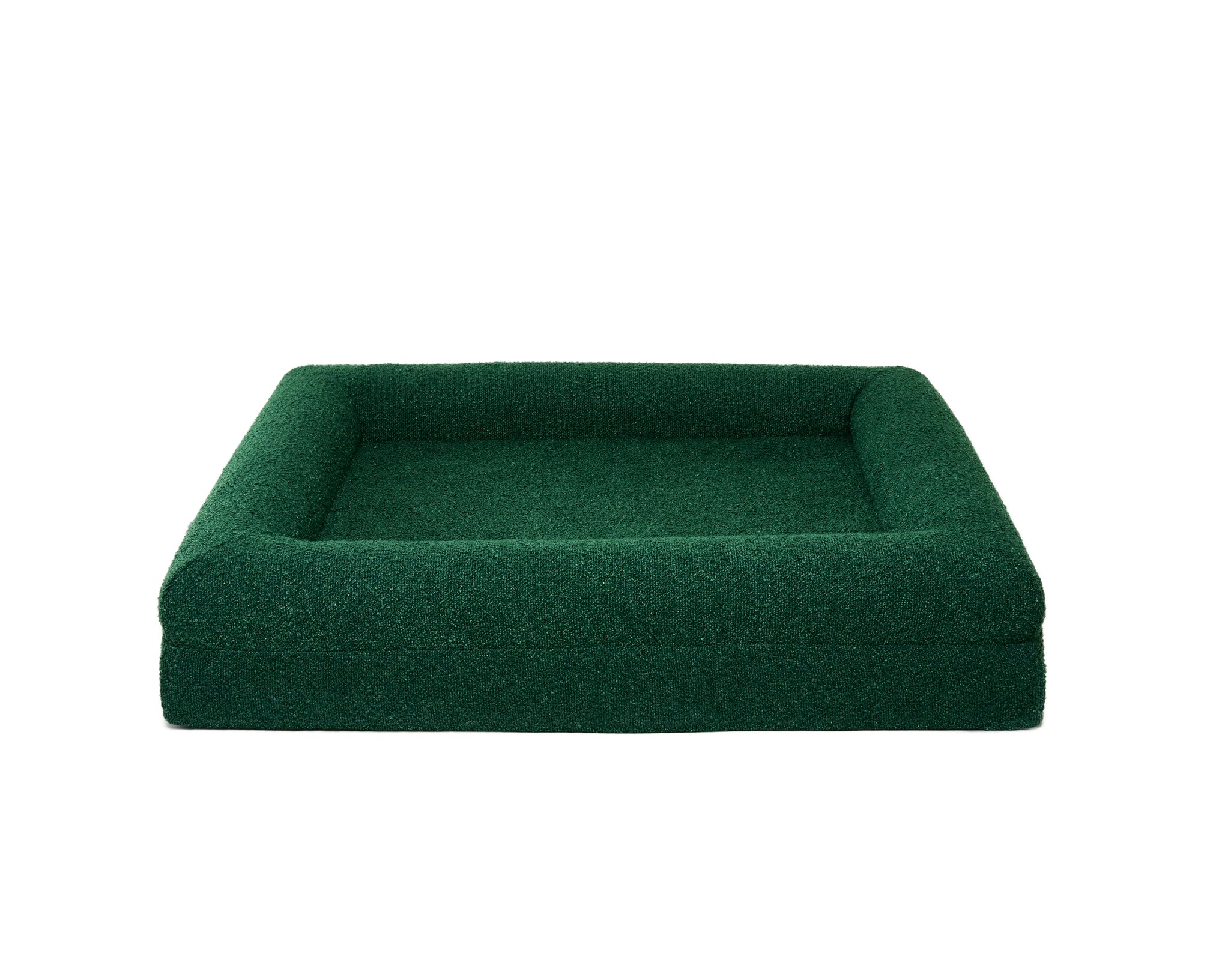 Dazy Dog Bed Cover Boucle Forest Green