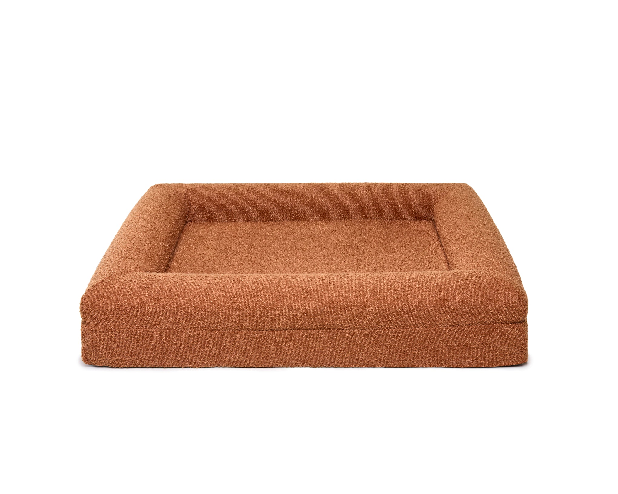 Dazy Dog Bed Cover Boucle Terracotta