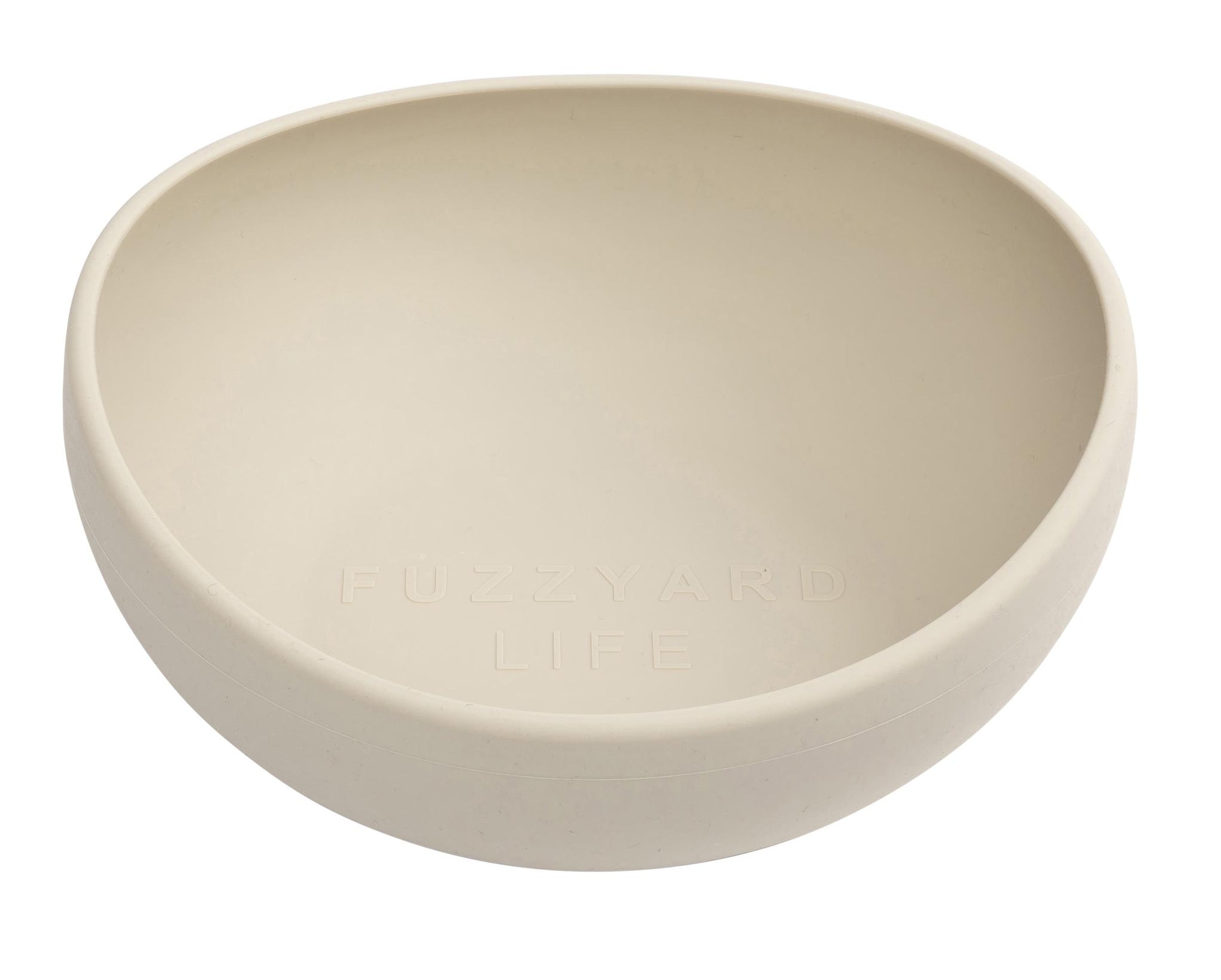 FuzzYard Life Silicone Dog Bowl Sandstone
