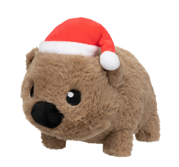 FuzzYard Christmas Wallace Wombat Dog Toy Small