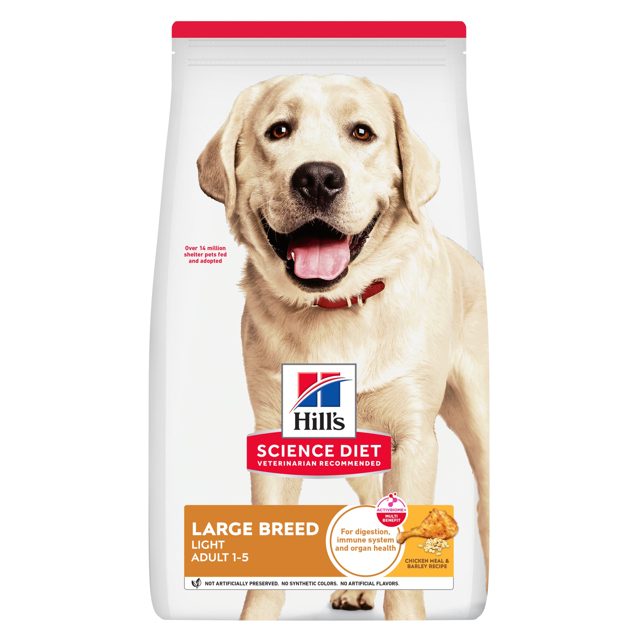 Hill's Science Diet Adult Light Large Breed Dry Dog Food 12kg