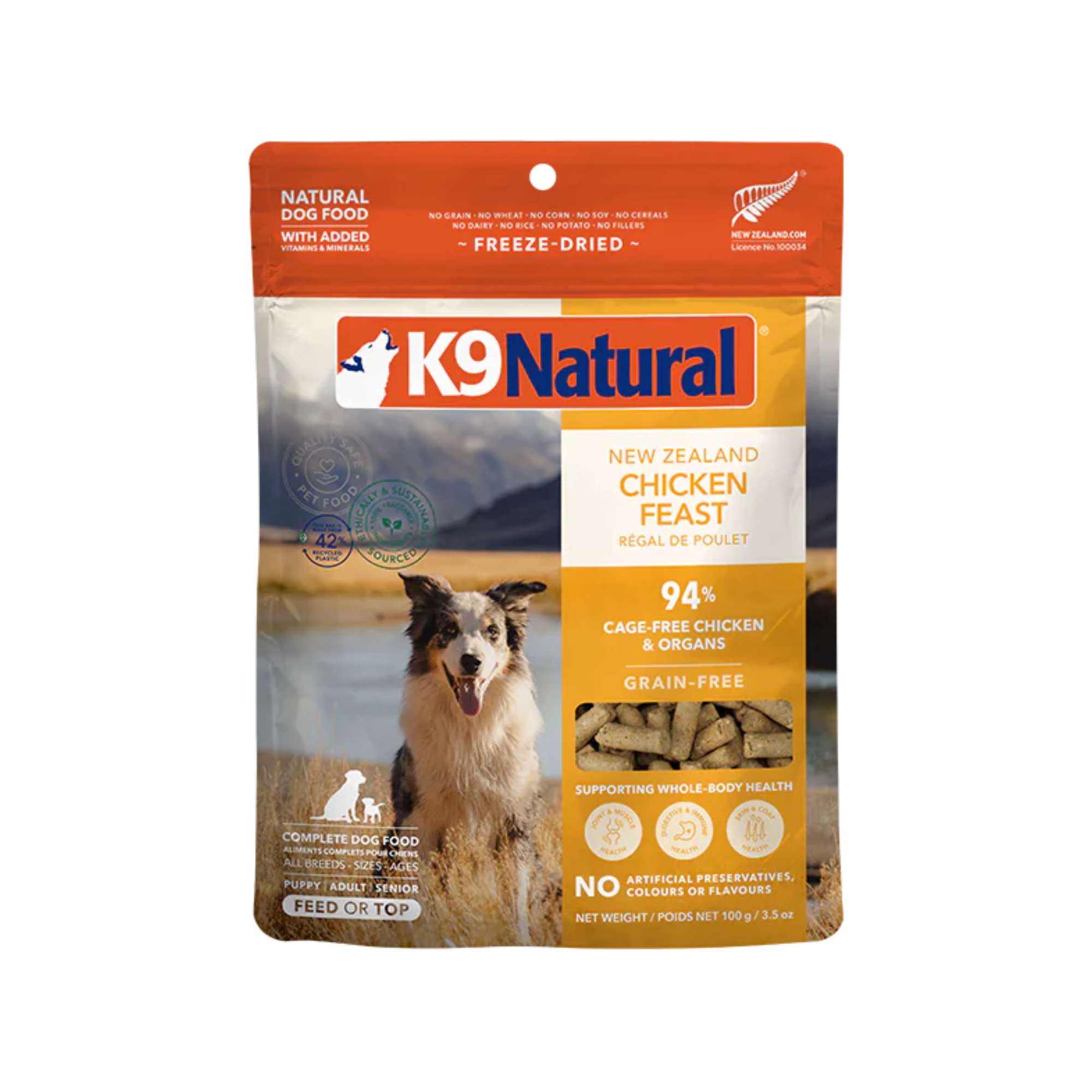 K9 Natural Grain Free Freeze Dried Dog Food Chicken