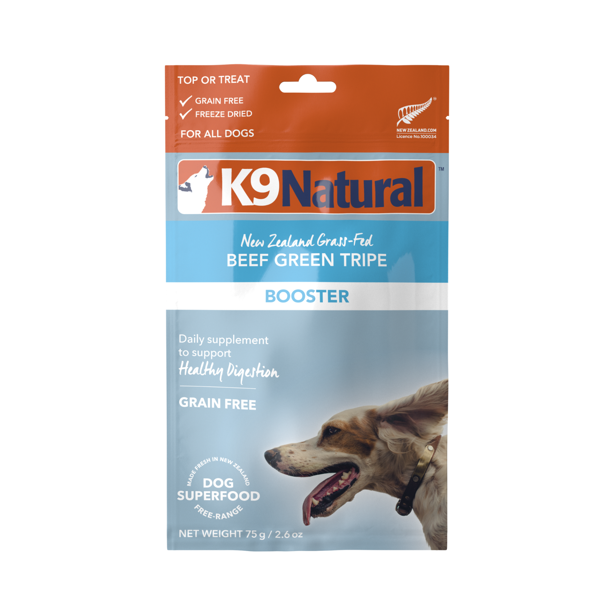 K9 Natural Grain Free Freeze Dried Dog Food Supplement Booster Beef Gr