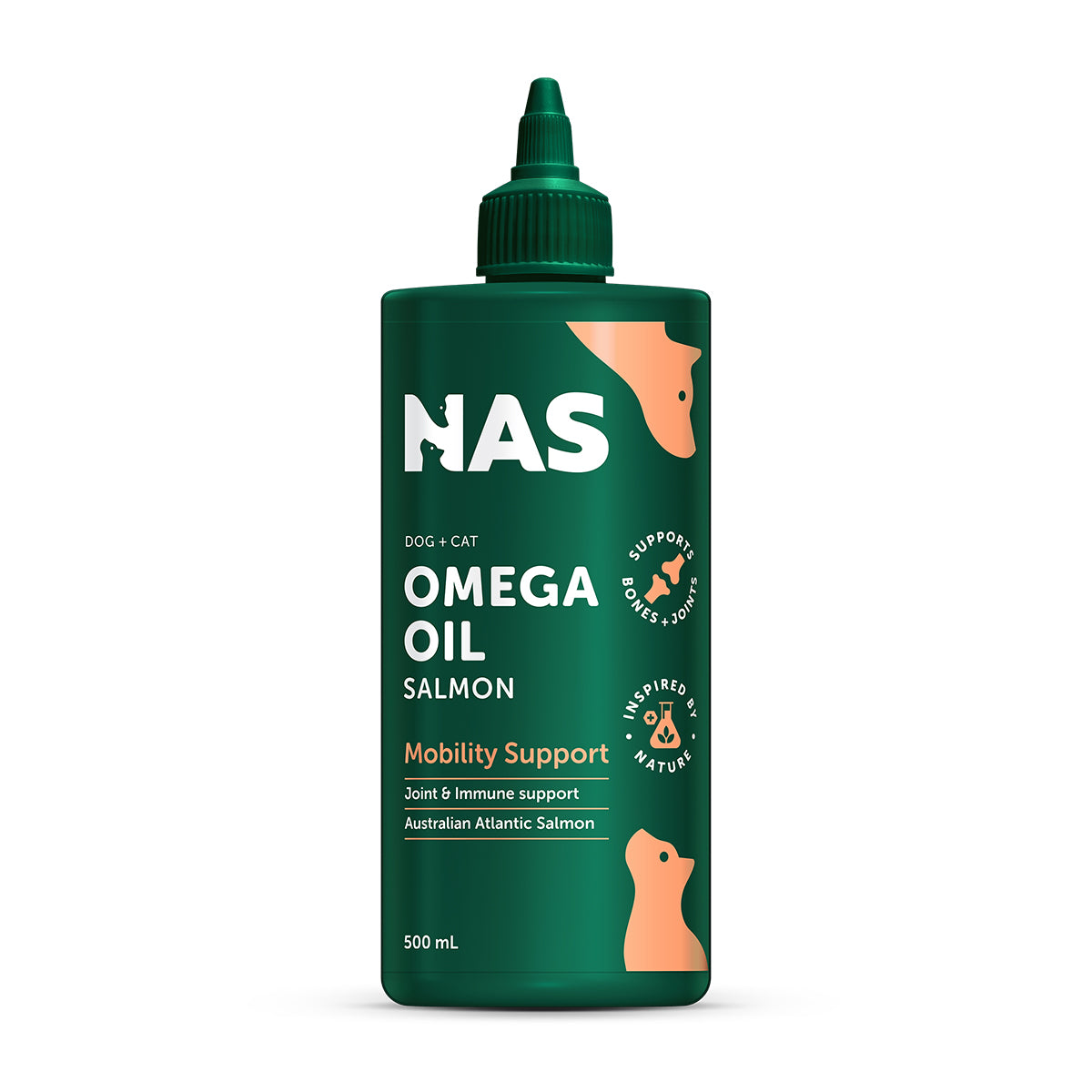NAS Salmon Omega Oil for Dogs and Cats 500ml