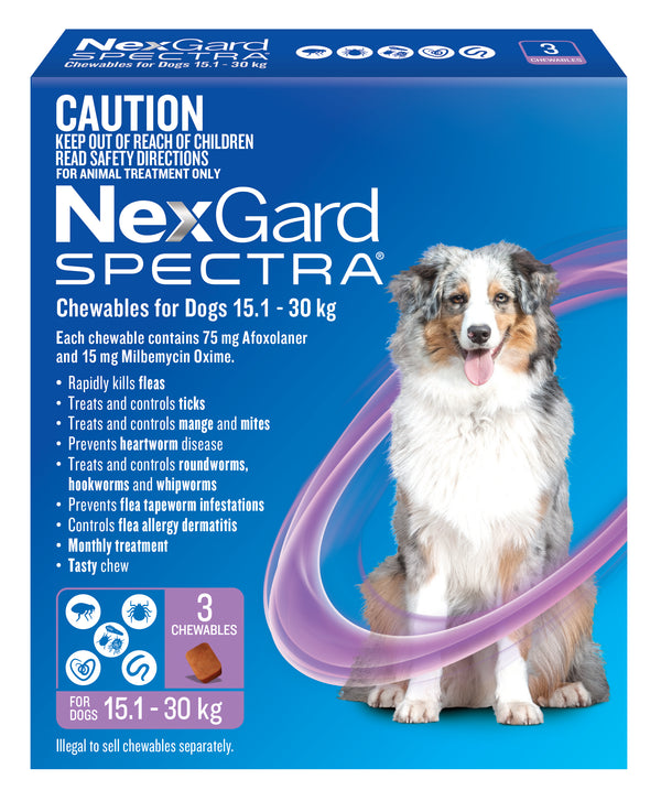 NexGard SPECTRA Large Dog Chews 15.1-30kg