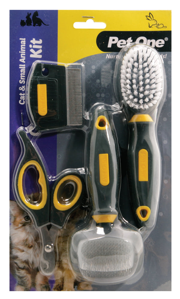 Pet One Grooming Cat & Small Animal Care Kit
