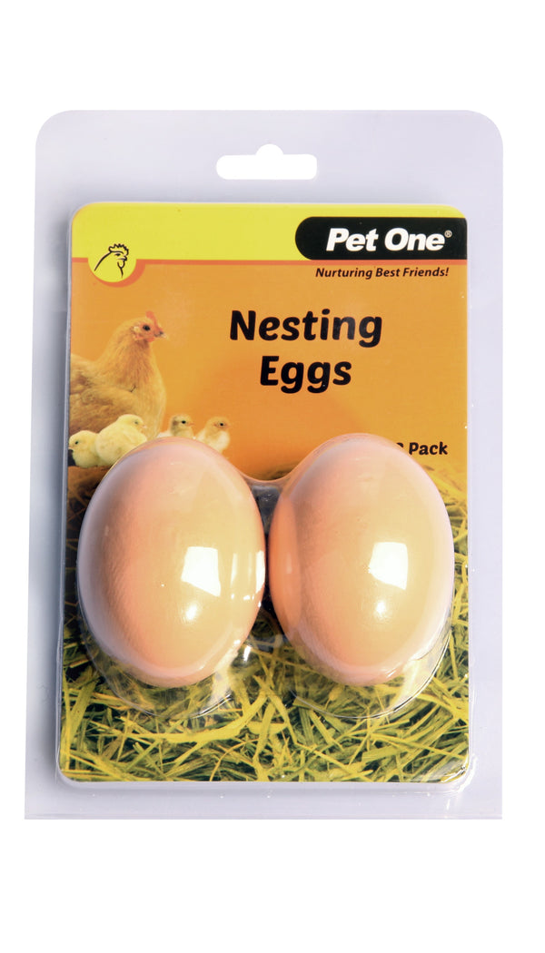 Pet One Nesting Eggs 2pk