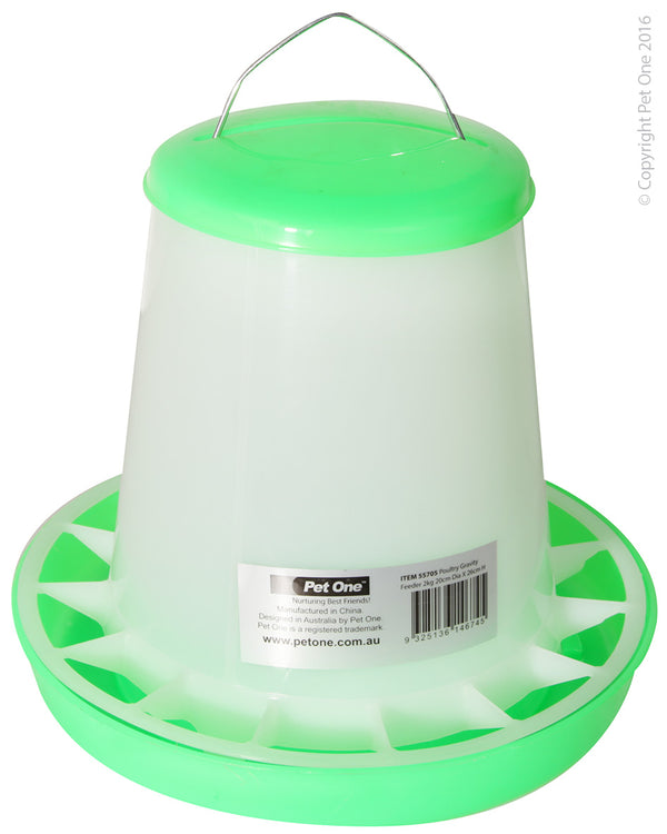 Pet One Poultry Gravity Feeder