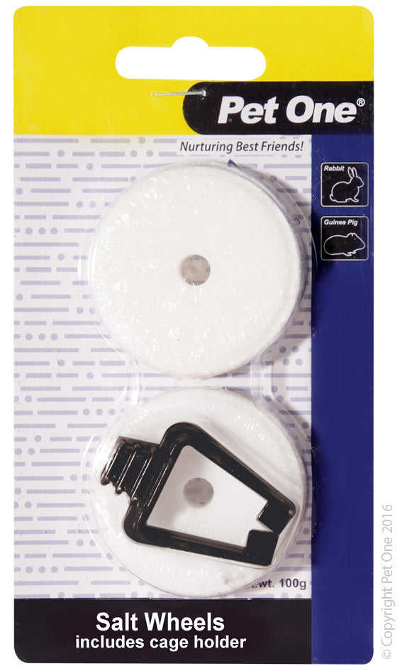 Pet One Small Animal Salt Lick With Clip 2pk