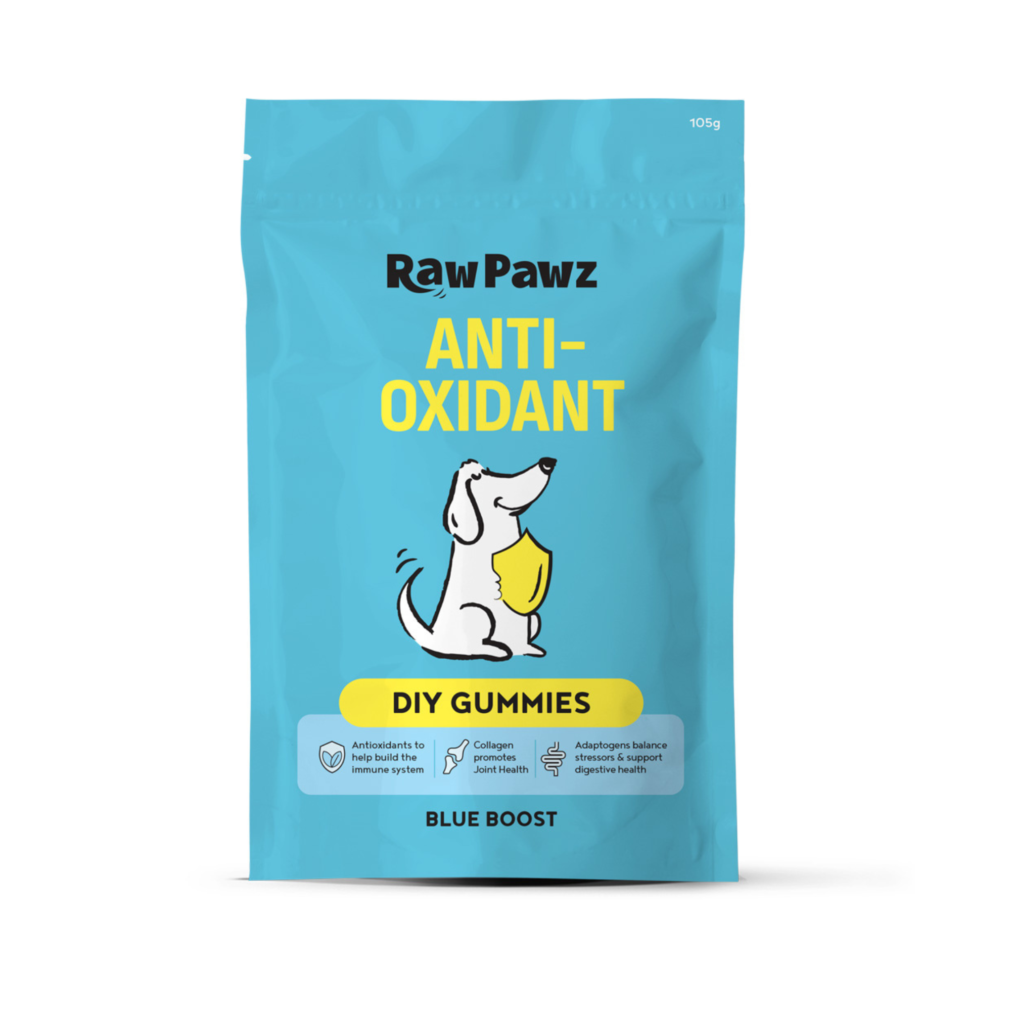 Raw Pawz DIY Gummies Blueberry Boost Dog Treats 90g
