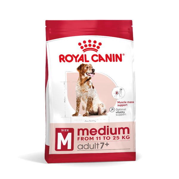 Royal Canin Medium Adult 7+ Dry Dog Food 15kg