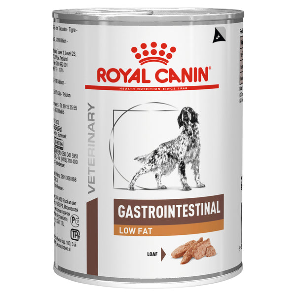 Royal Canin Veterinary Diet Gastrointestinal Low Fat Adult Wet Dog Food 420g x 12