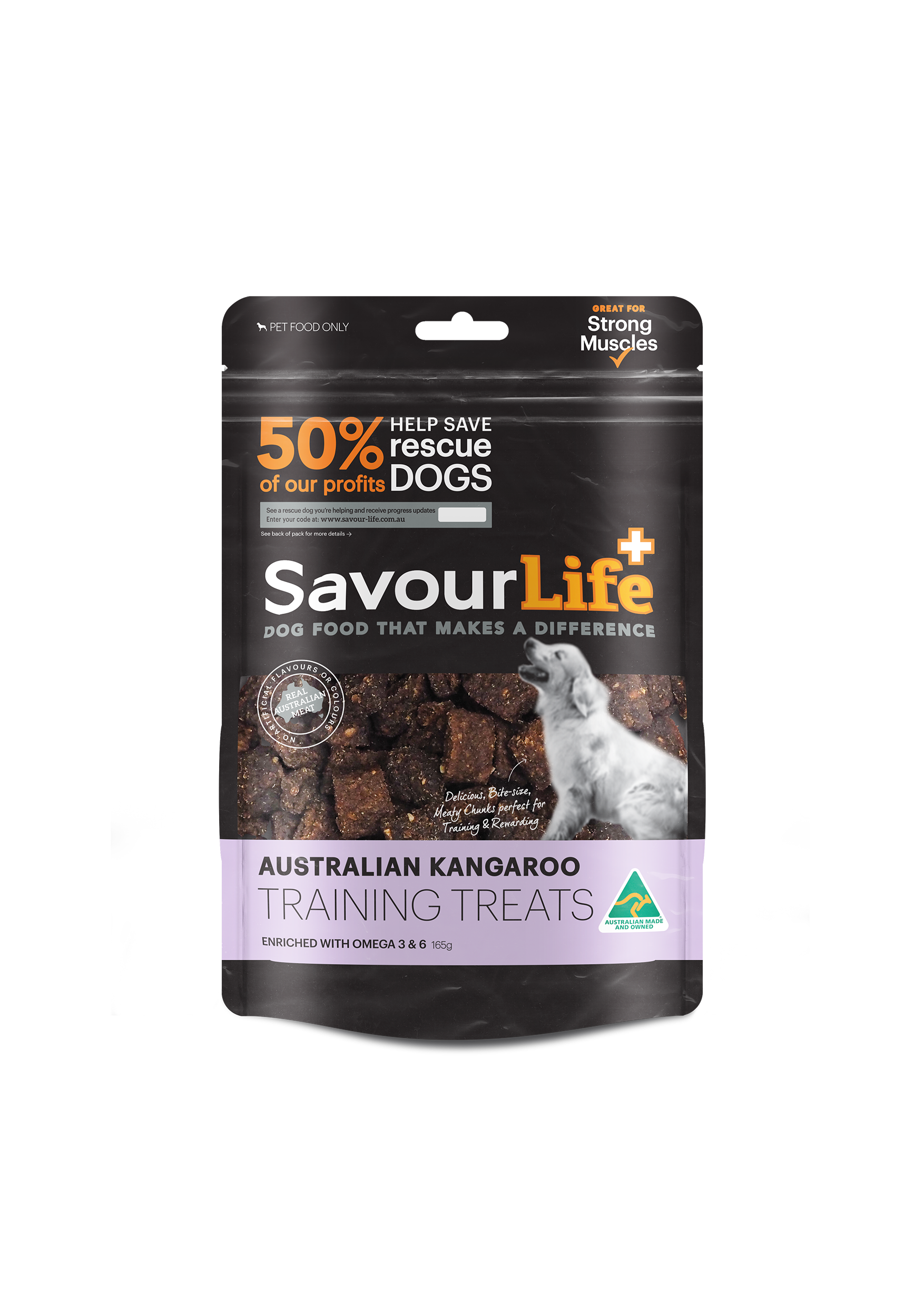 SavourLife Dog Treat Australian Kangaroo Training Treats 165g