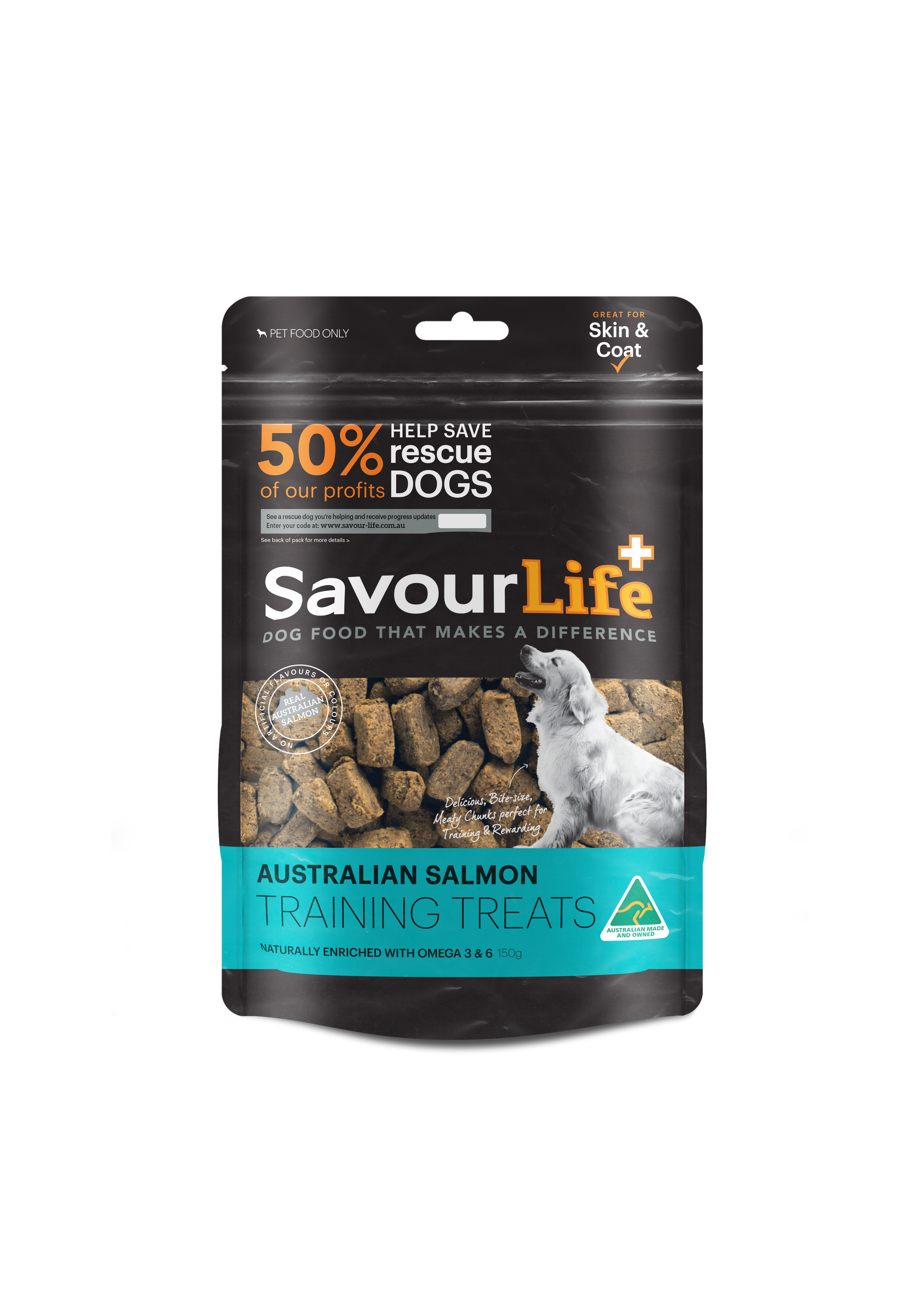 SavourLife Dog Treat Australian Salmon Training Treats 150g