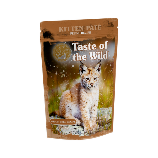 Taste of the Wild Chicken Pate Wet Kitten Food Pouch 85g x 12