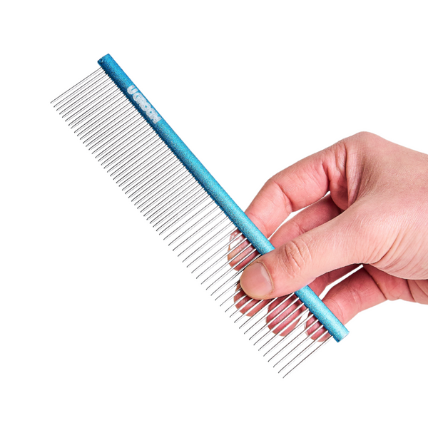 U GROOM Pet Comb Blue