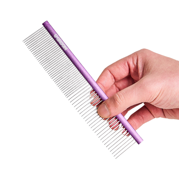 U GROOM Pet Comb Purple