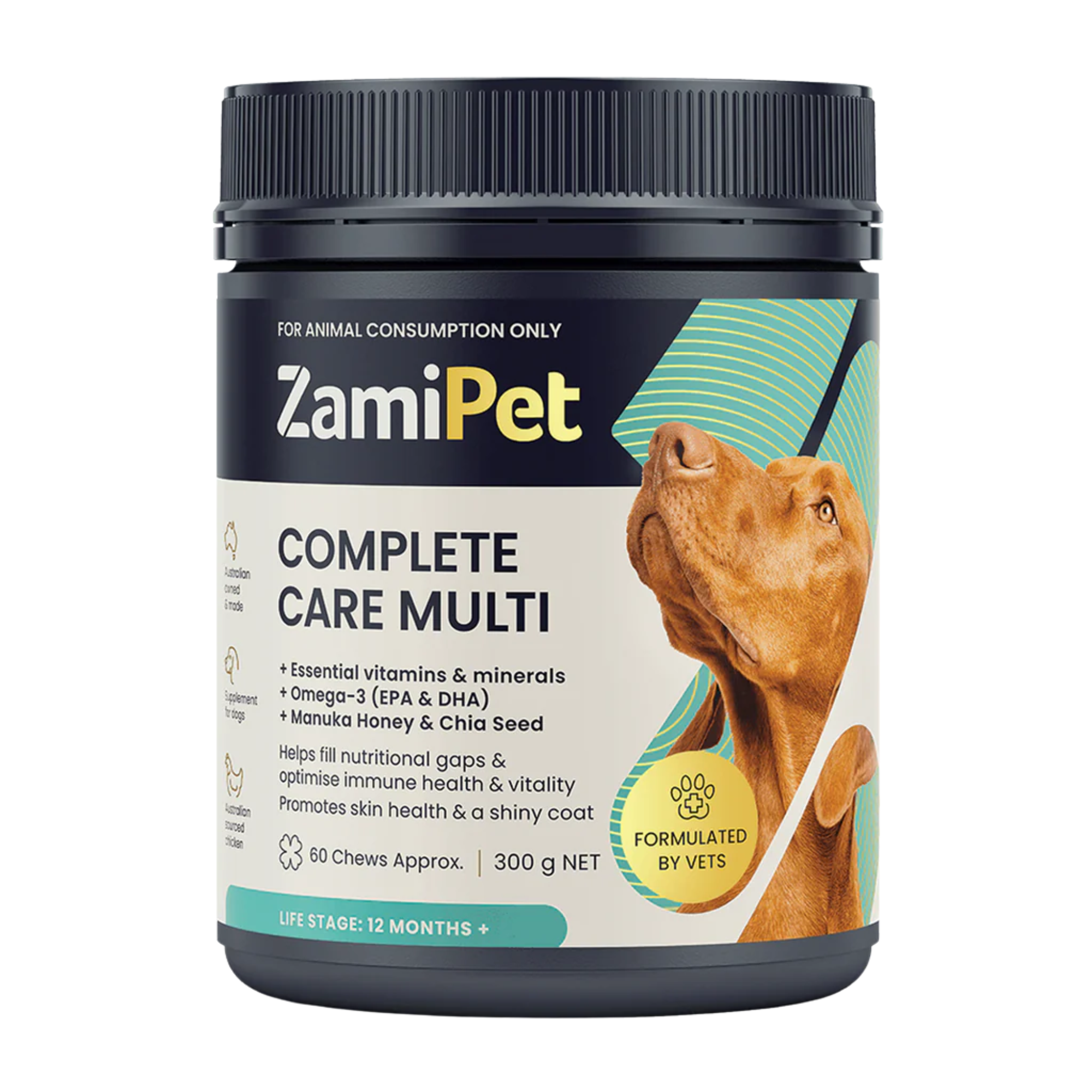 ZamiPet Complete Care Multi Chews for Dogs 300g 60 Pack