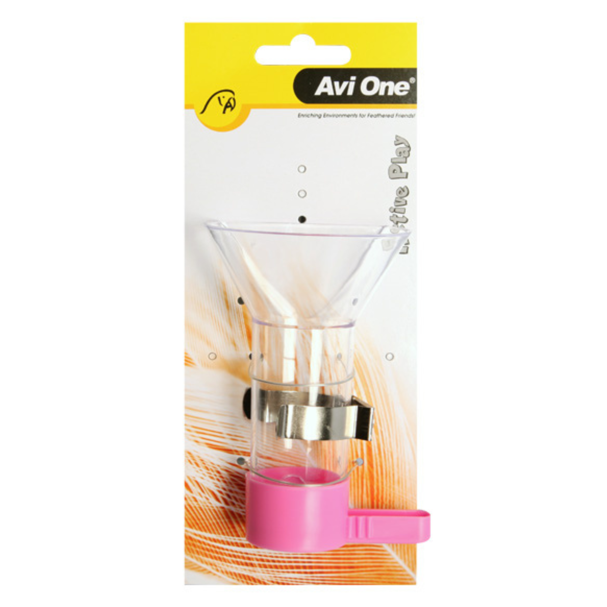 Avi One Bird Feeder Funnel Feeder with Metal Holder