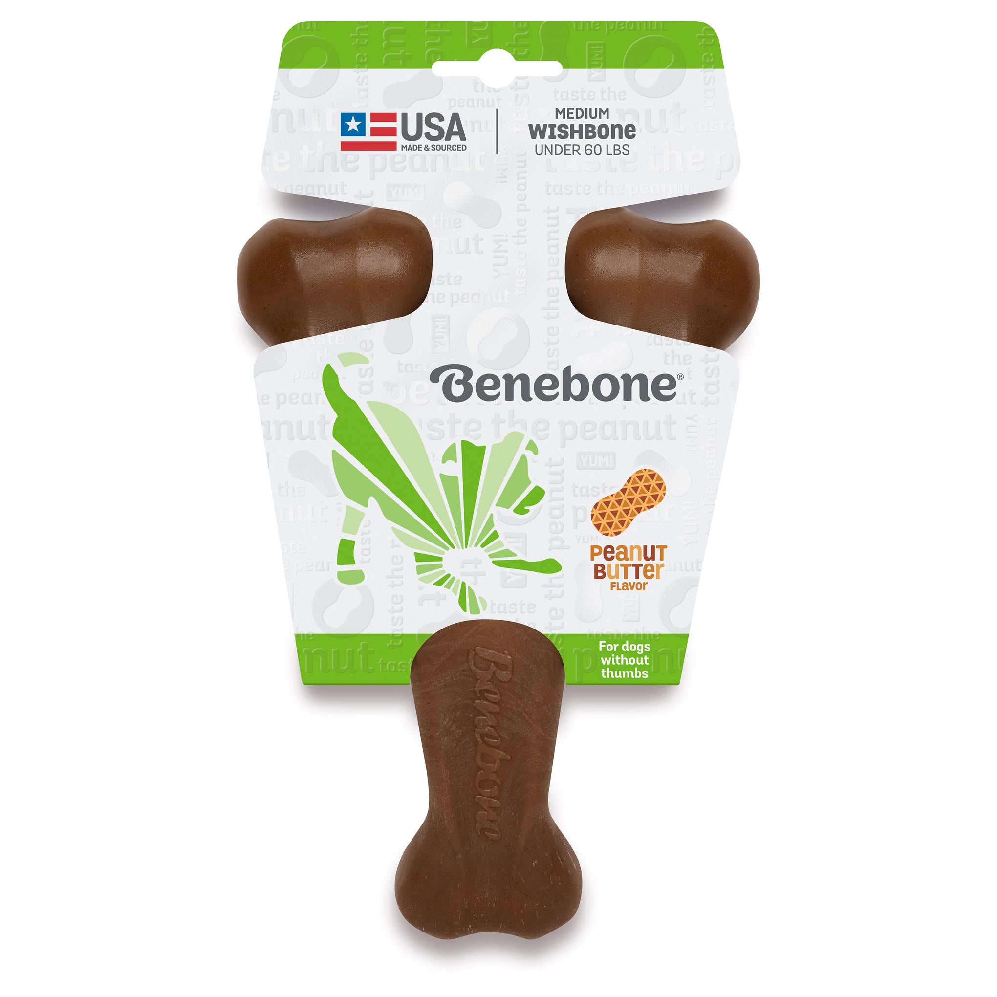 Benebone Wishbone Peanut Dog Toy