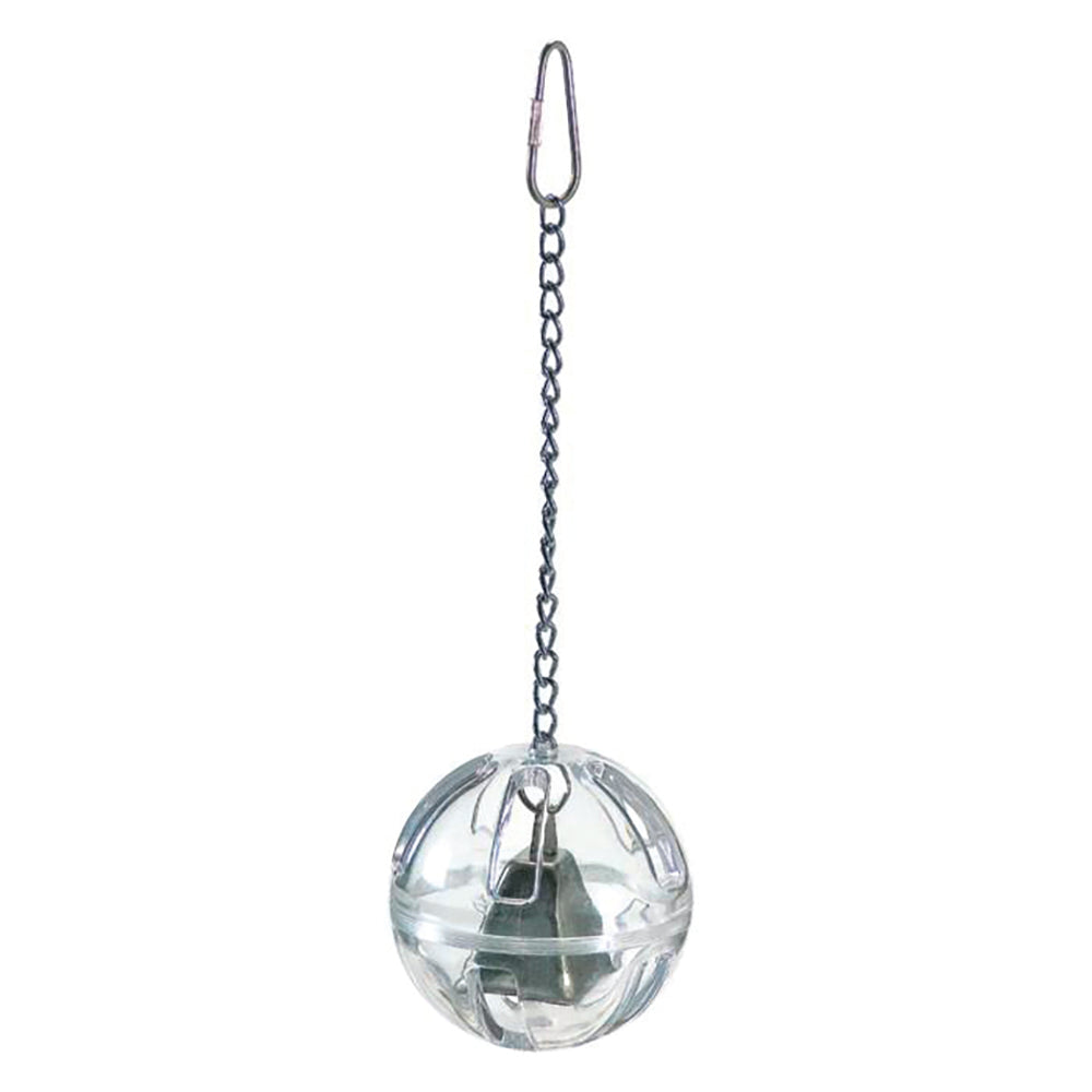 Featherland Paradise Foraging Ball With Bell Bird Toy