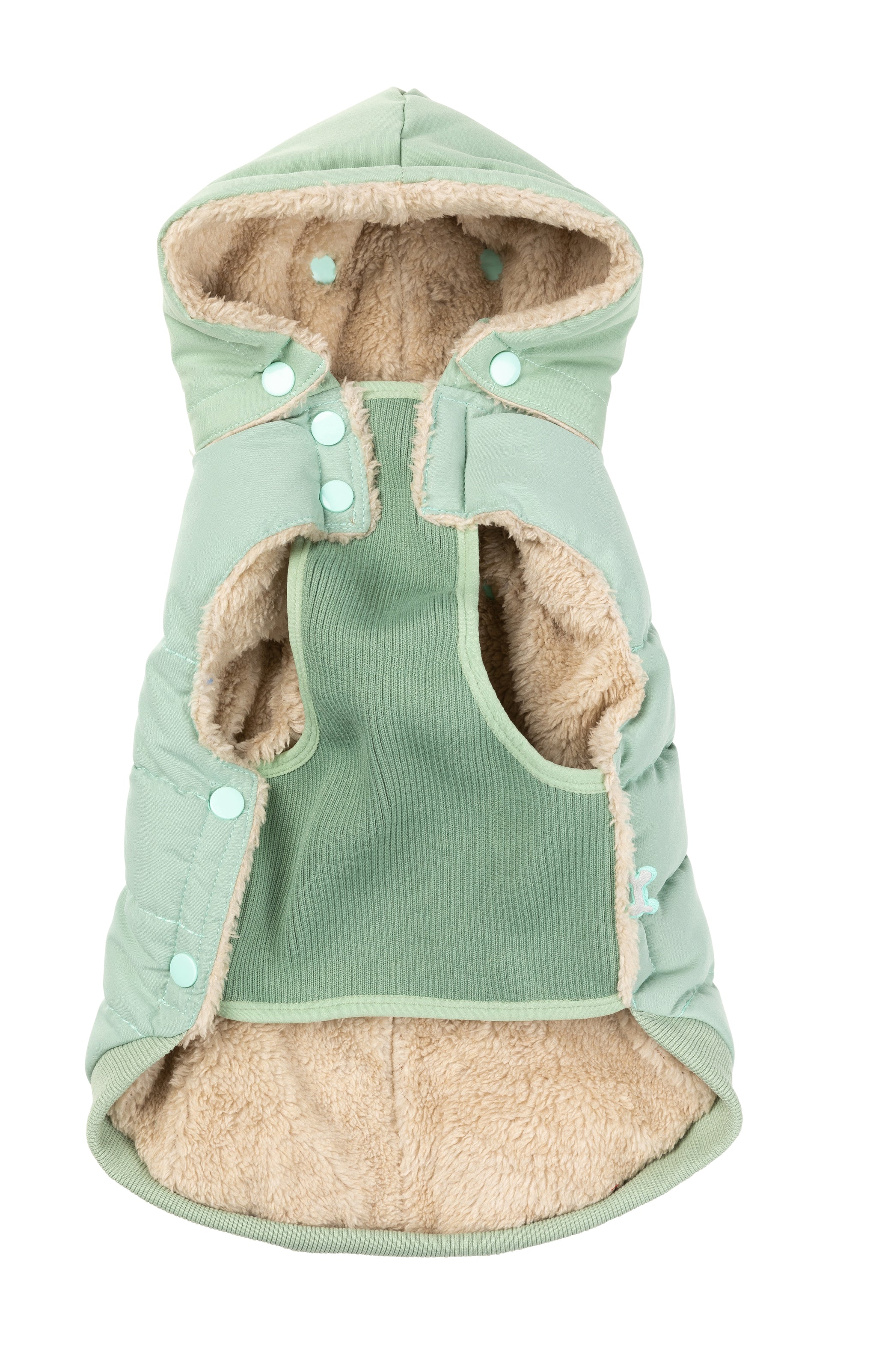 FuzzYard Essential Puffer Dog Jacket Mint