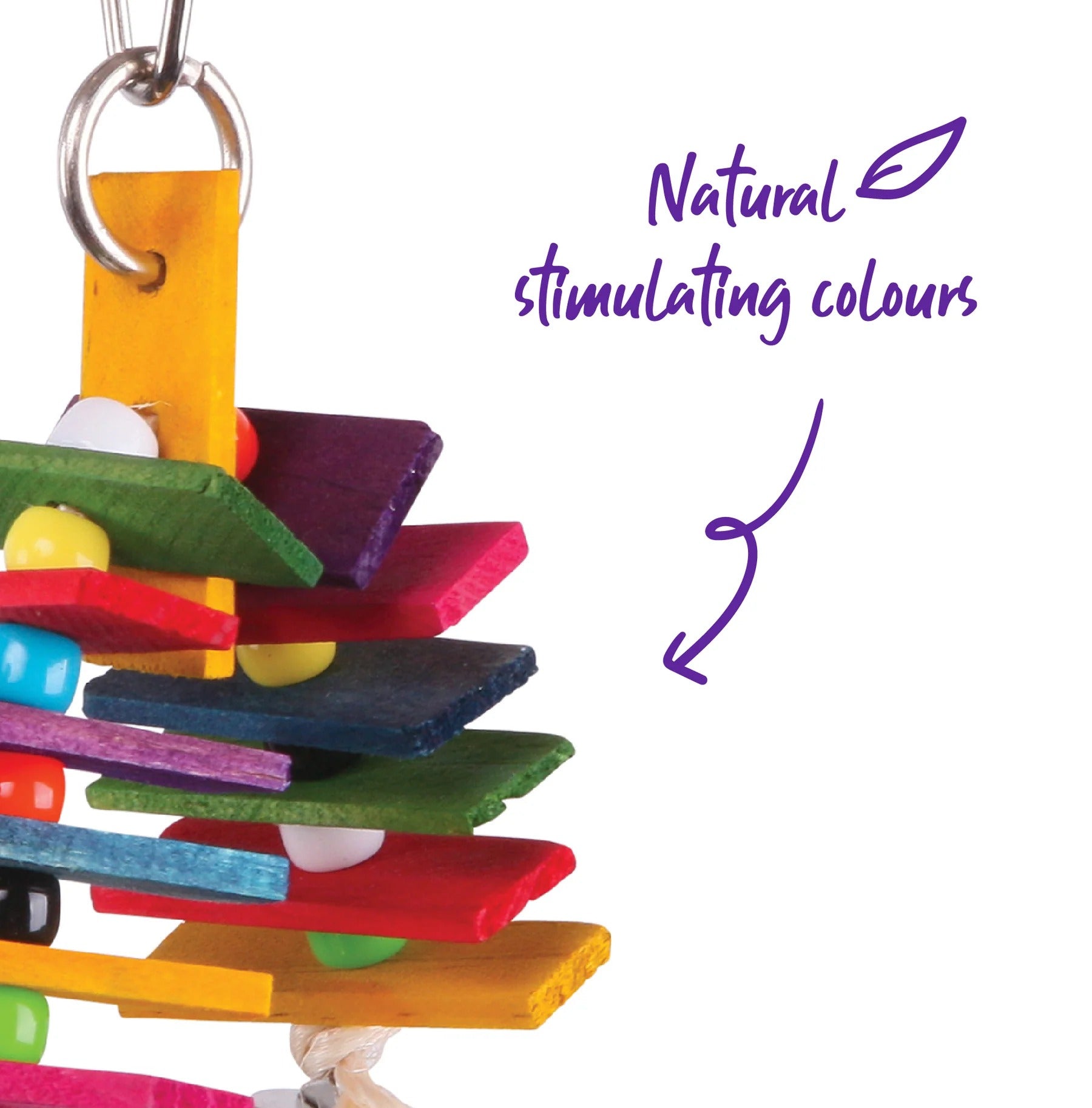 Kazoo Arch Chips and Bells Bird Toy Small