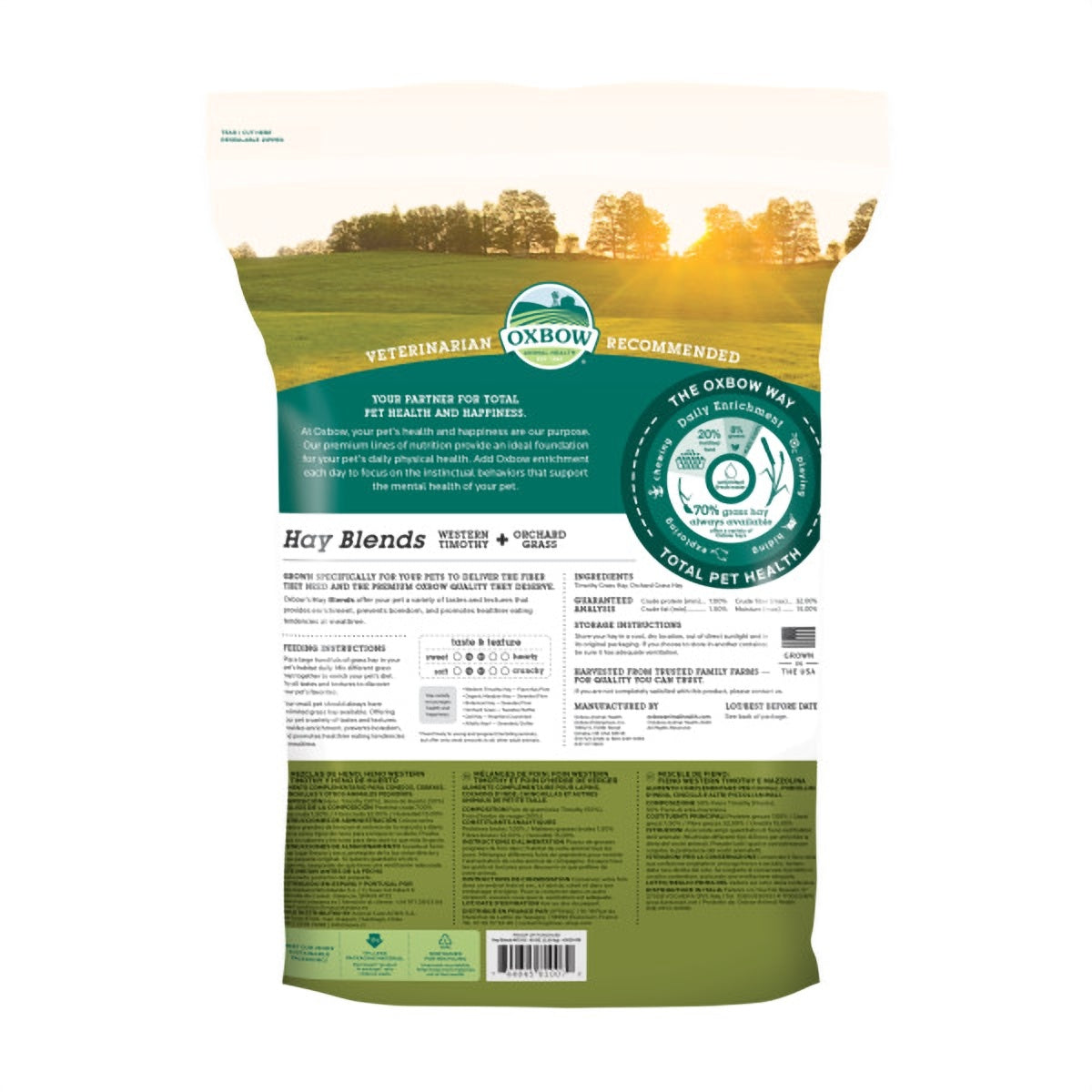 Oxbow Hay Blends Timothy and Orchard Grass