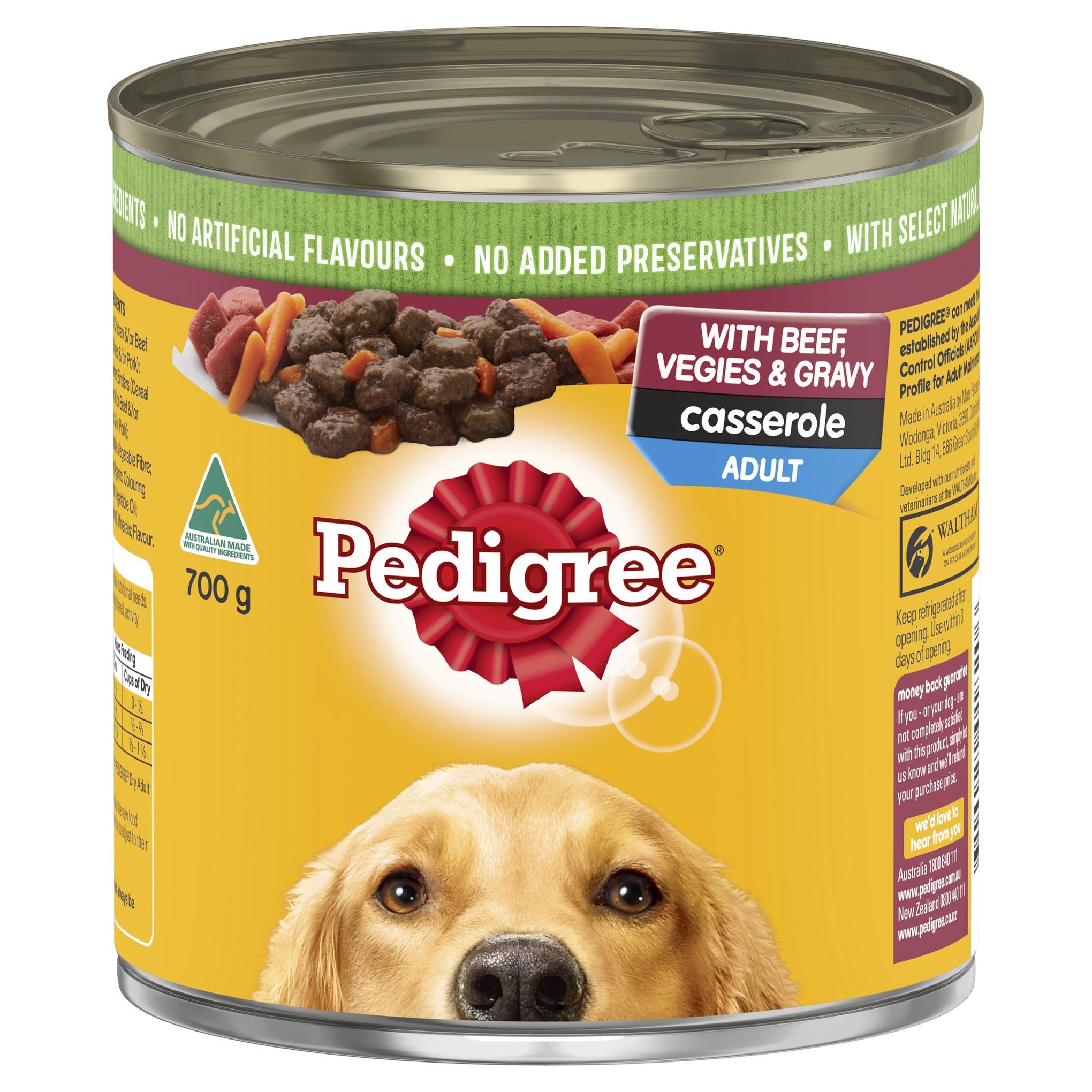 Pedigree Dog Adult Wet Food Beef Casserole 700g x 12