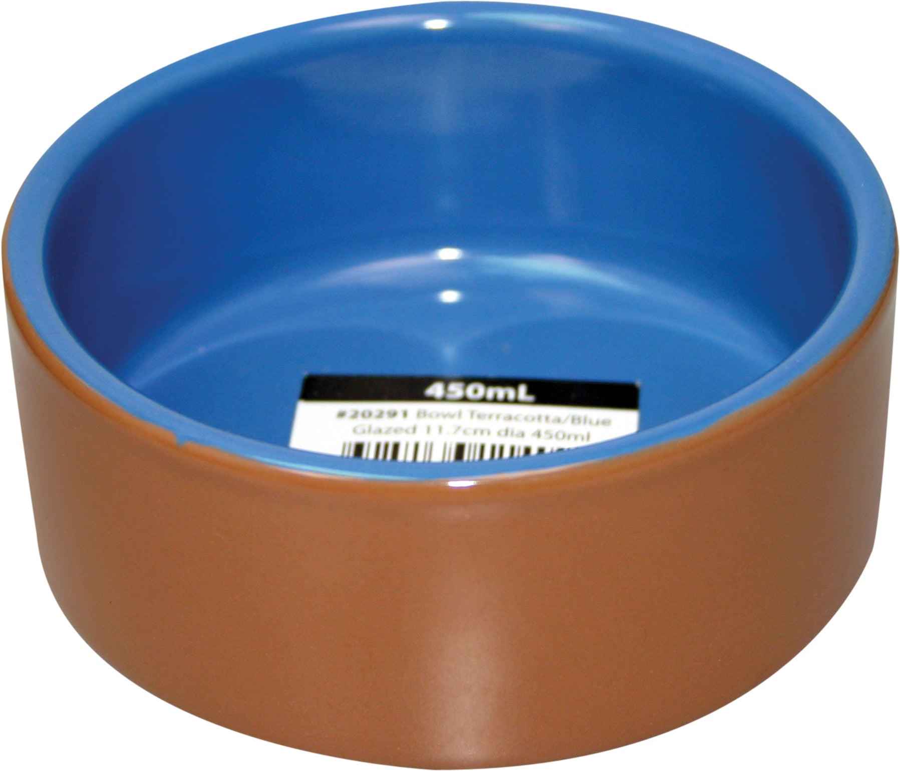 Pet One Bowl Terracotta Blue