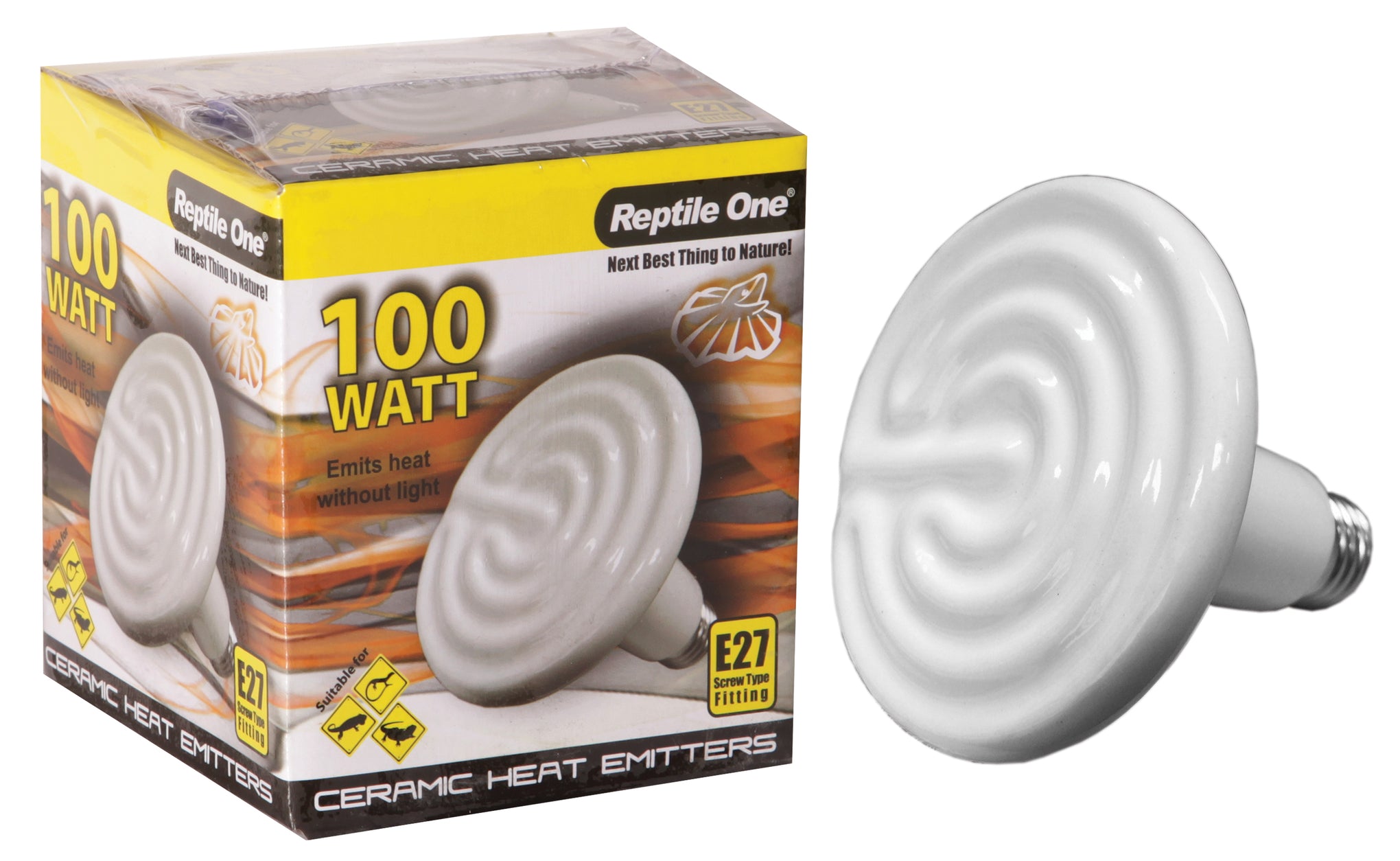 Reptile One E27 Fitting Ceramic Heat Lamp