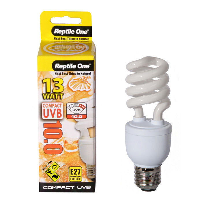Reptile One E27 Fitting Compact 13W UVB Bulb