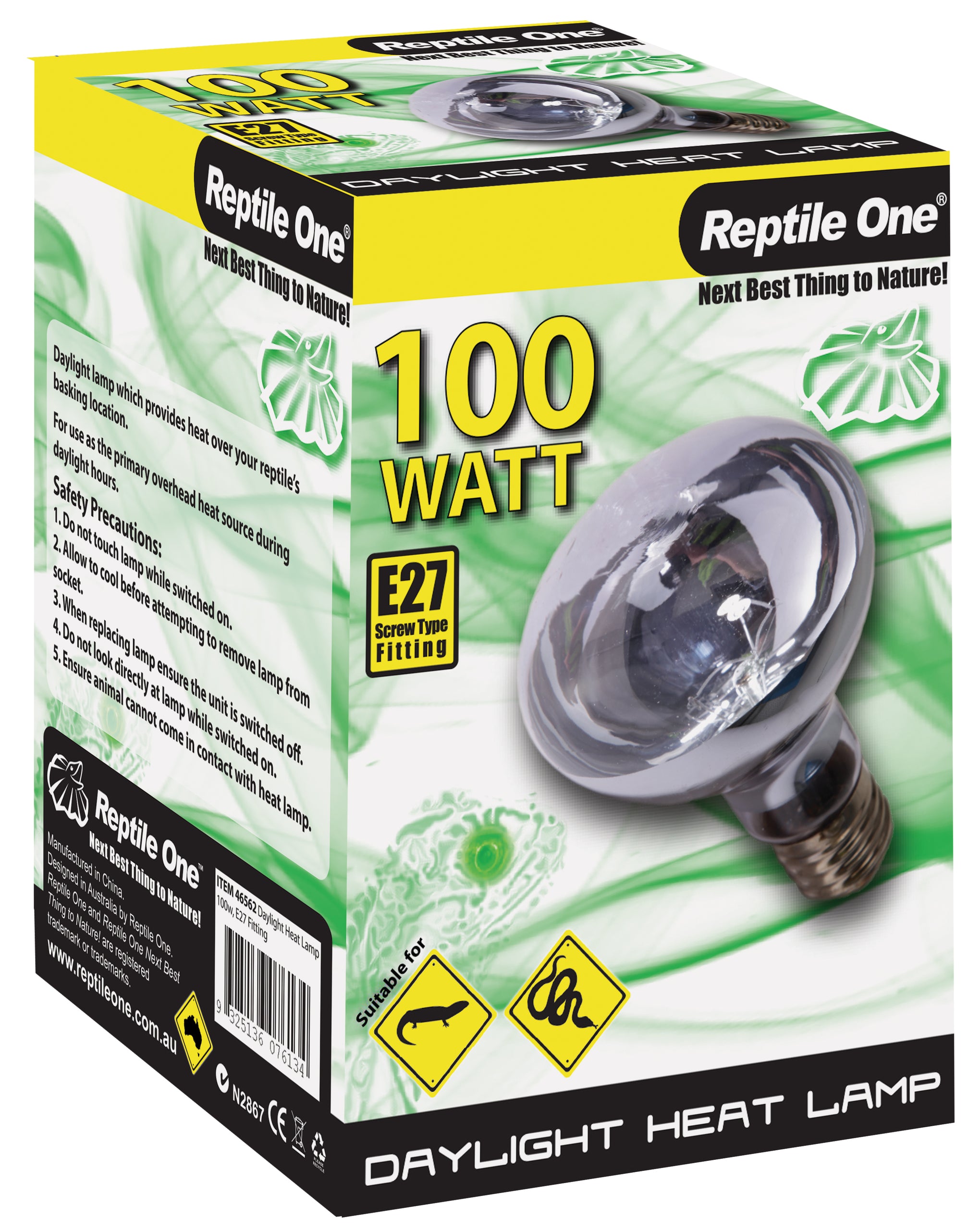 Reptile One E27 Fitting Daylight Heat Lamp