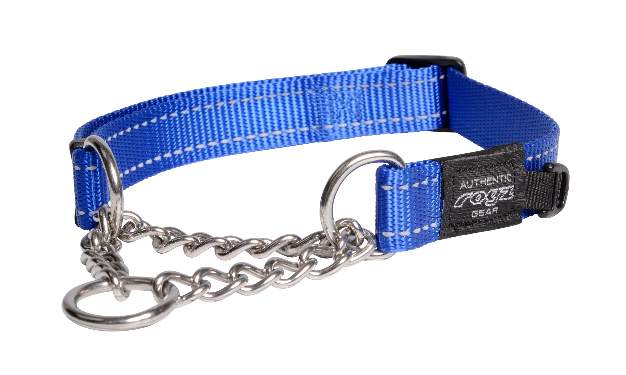 Rogz Control Obedience Dog Collar Blue