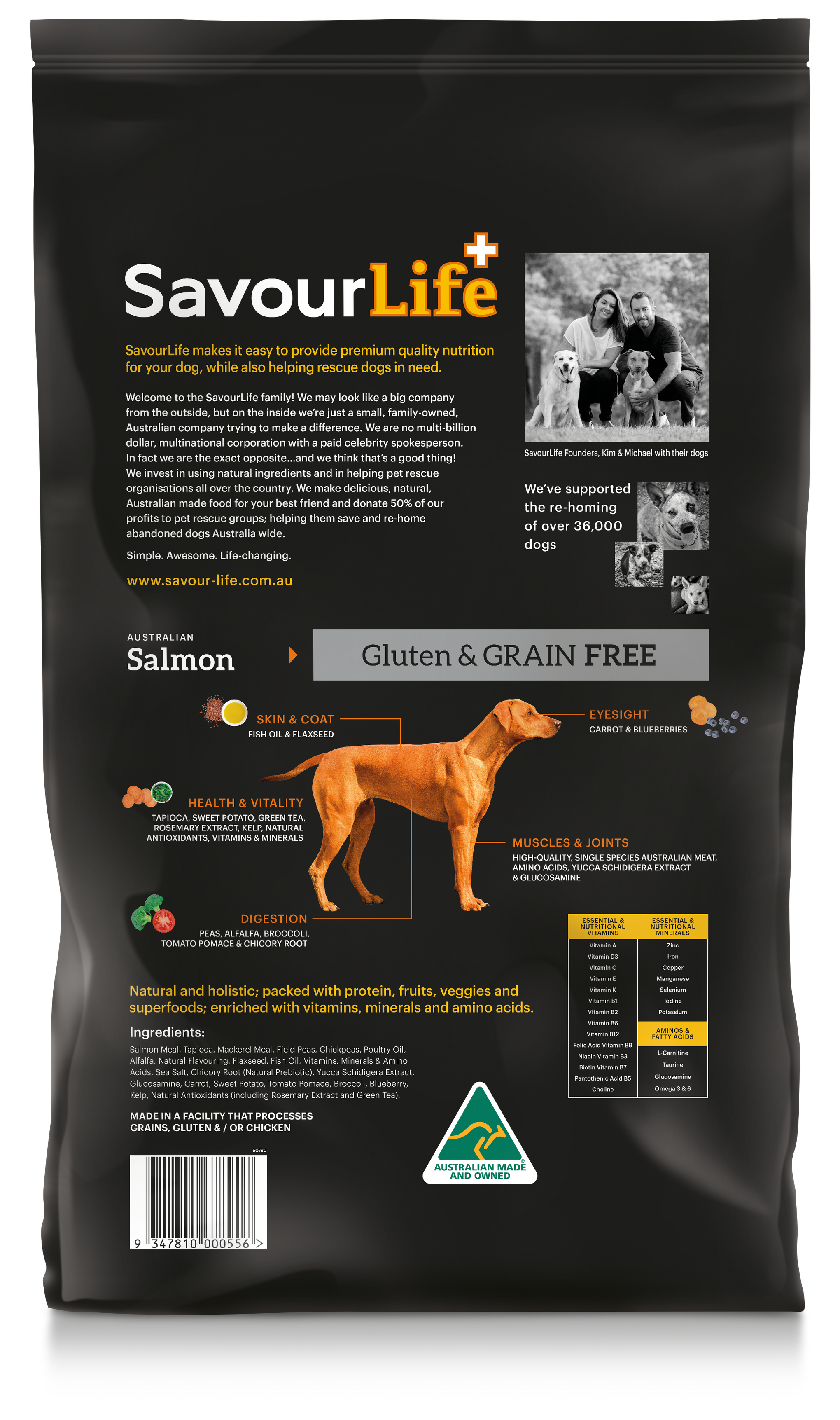 SavourLife Grain Free Adult Dog Australian Salmon Dry Food