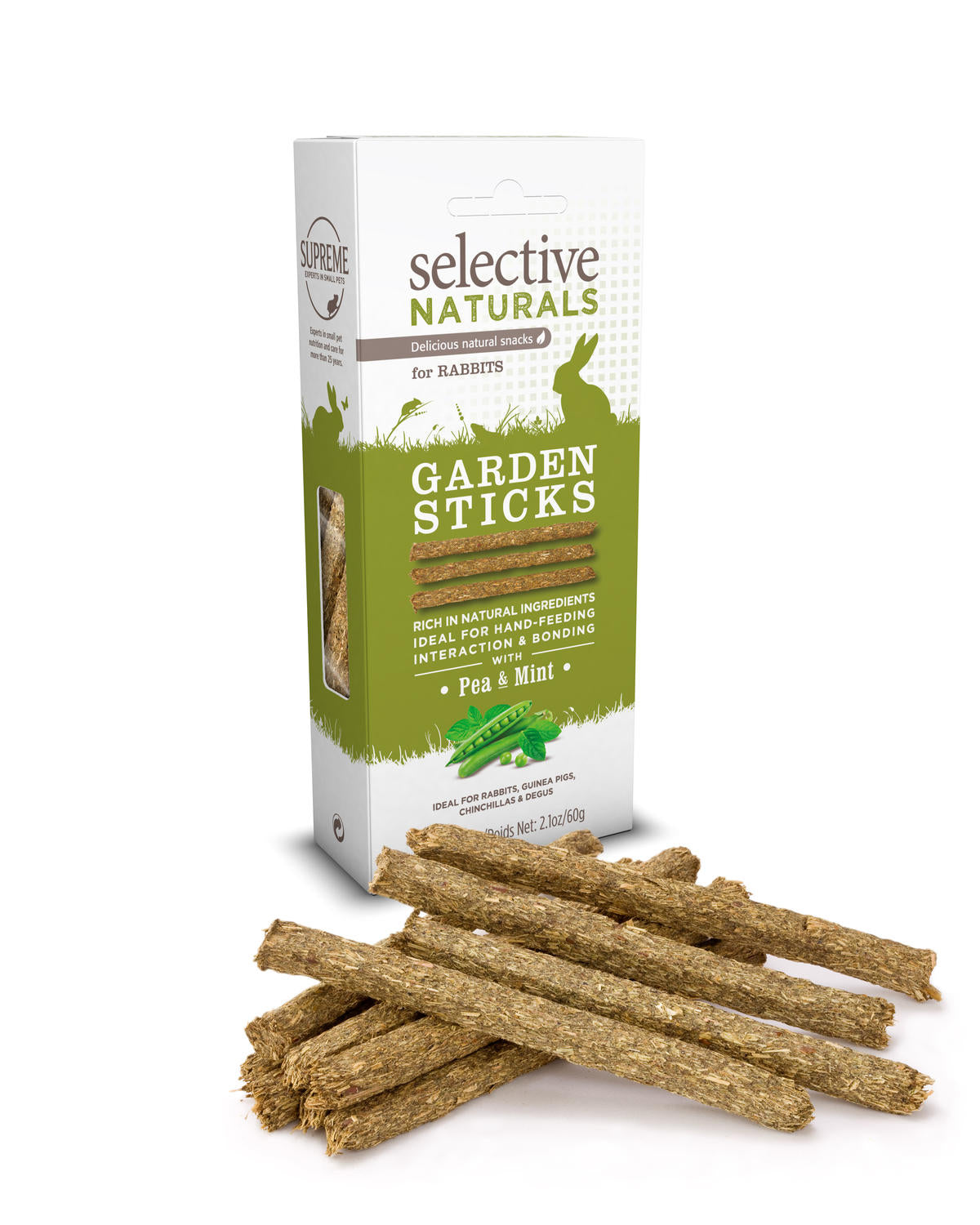 Selective Naturals Garden Sticks Rabbit Treats 60g