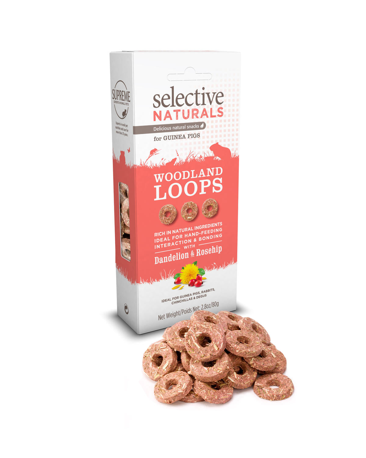 Selective Naturals Woodland Loops Guinea Pig Treats 80g