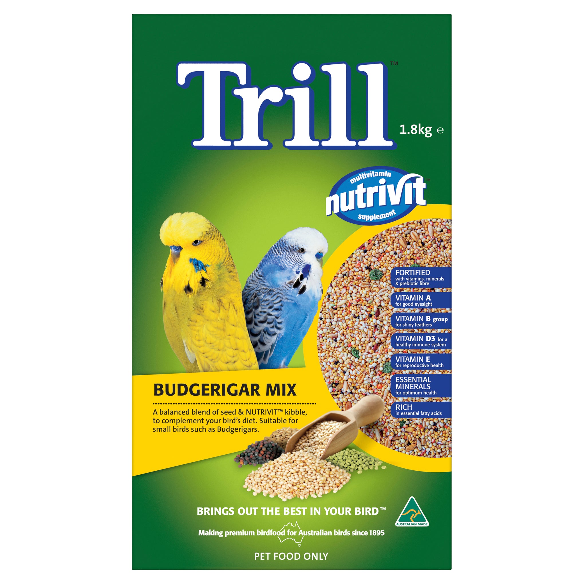 Trill Budgerigar Mix