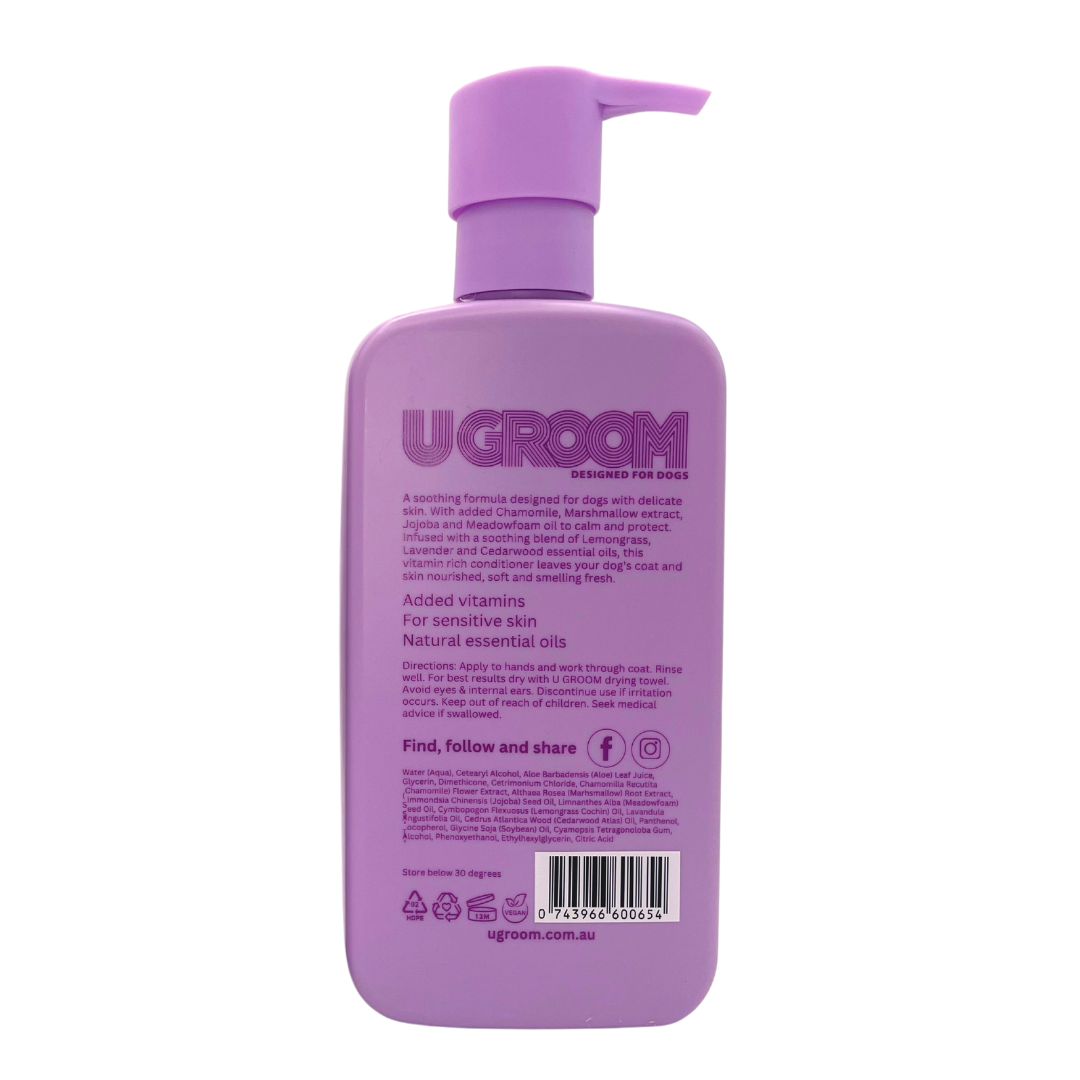 U GROOM Sensitive Skin Dog Conditioner 450ml