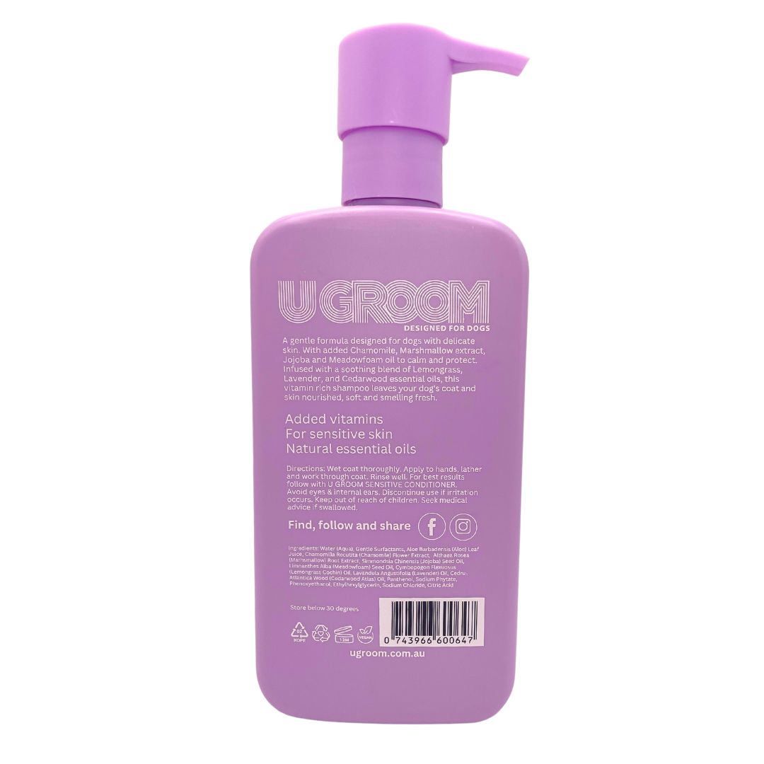 U GROOM Sensitive Skin Dog Shampoo 450ml