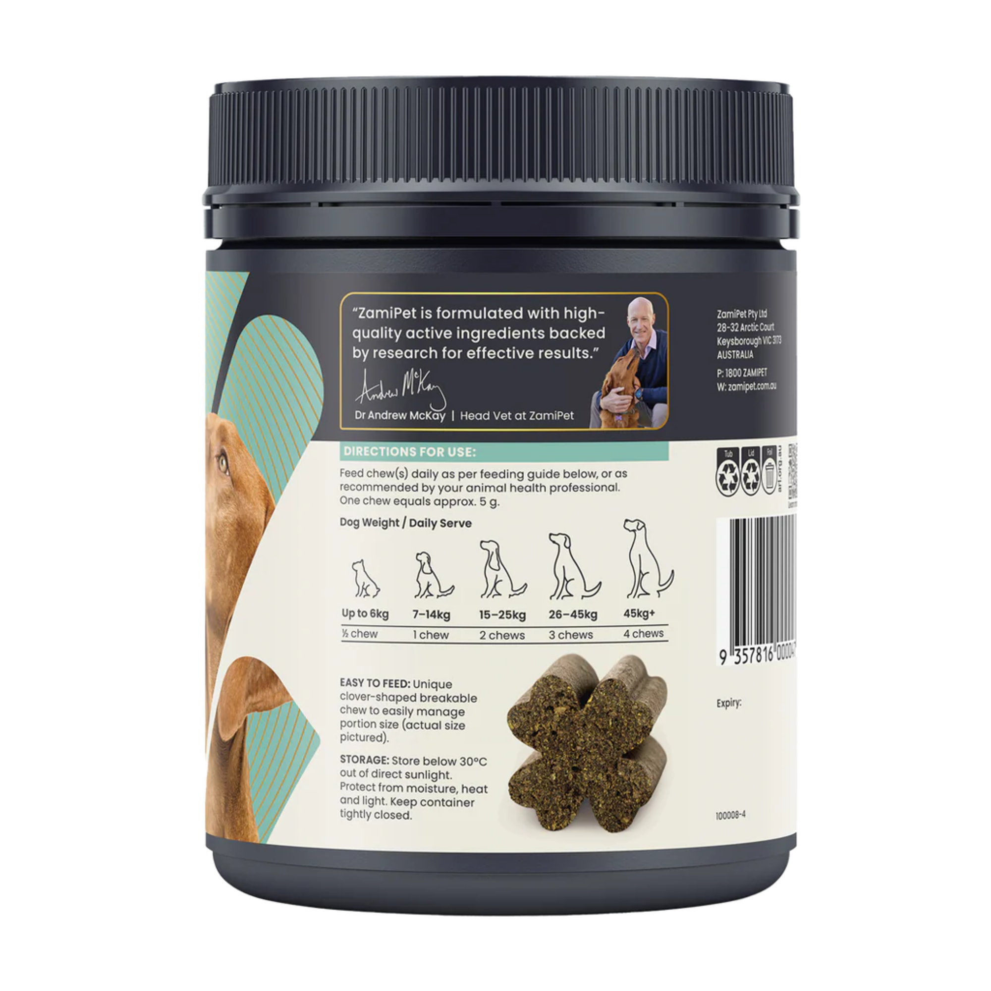 ZamiPet Complete Care Multi Chews for Dogs 300g 60 Pack