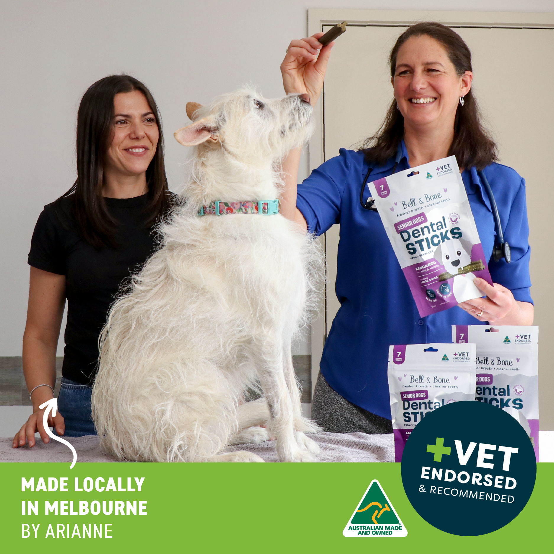 Bell & Bone Senior Dog Dental Sticks Chicken 7 Pack