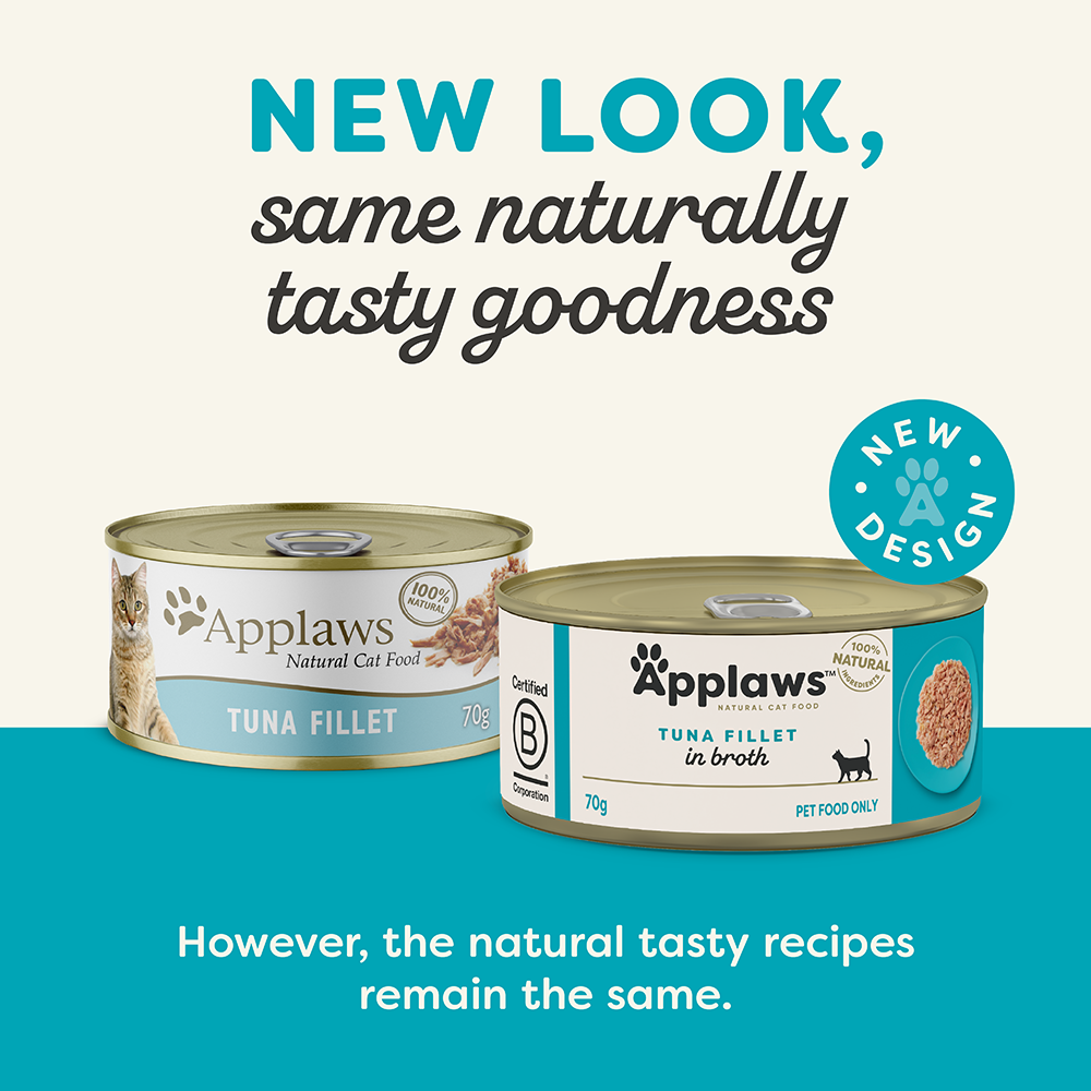 Applaws Natural Wet Cat Tin Tuna 70g x 24