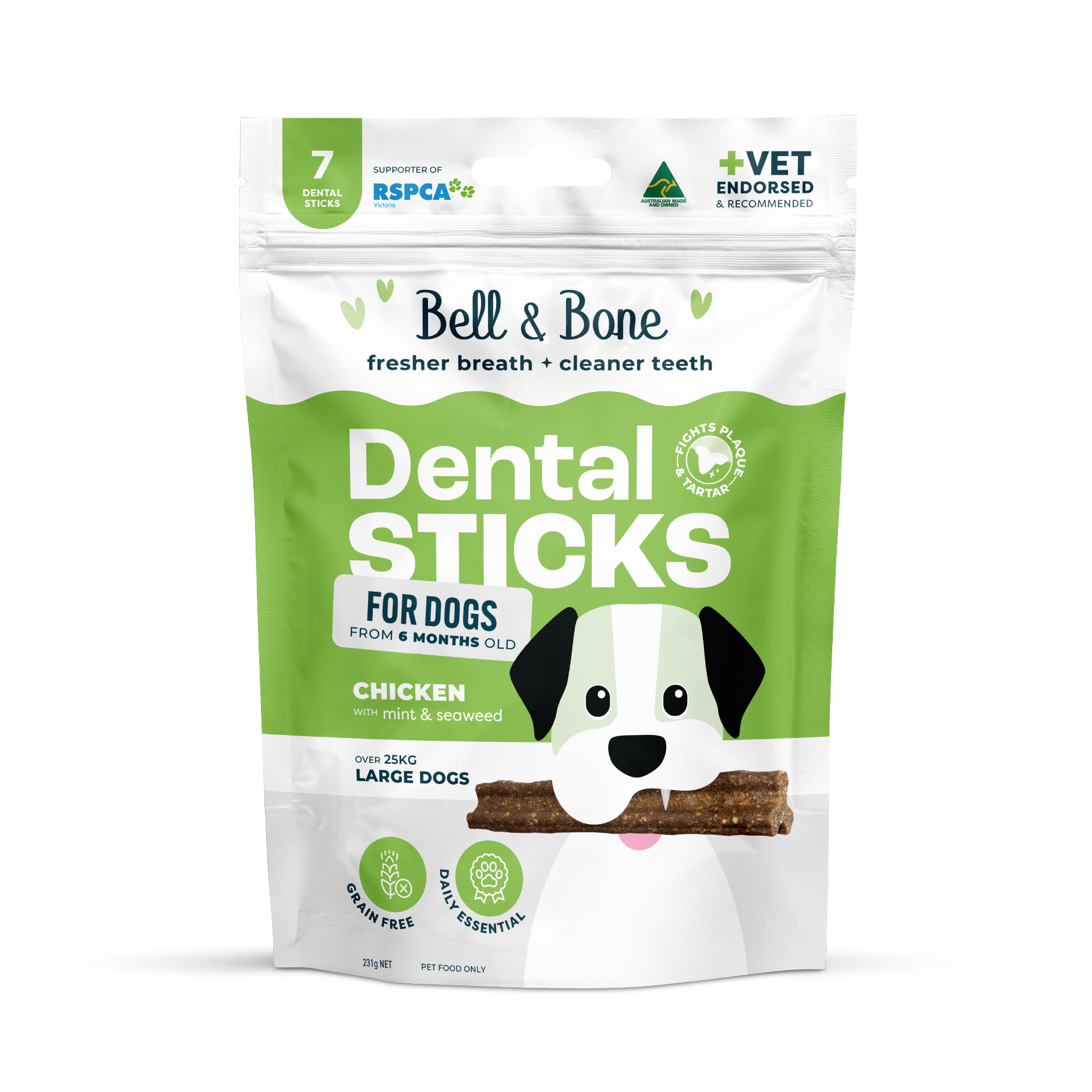 Bell & Bone Dental Sticks Chicken Mint and Seaweed