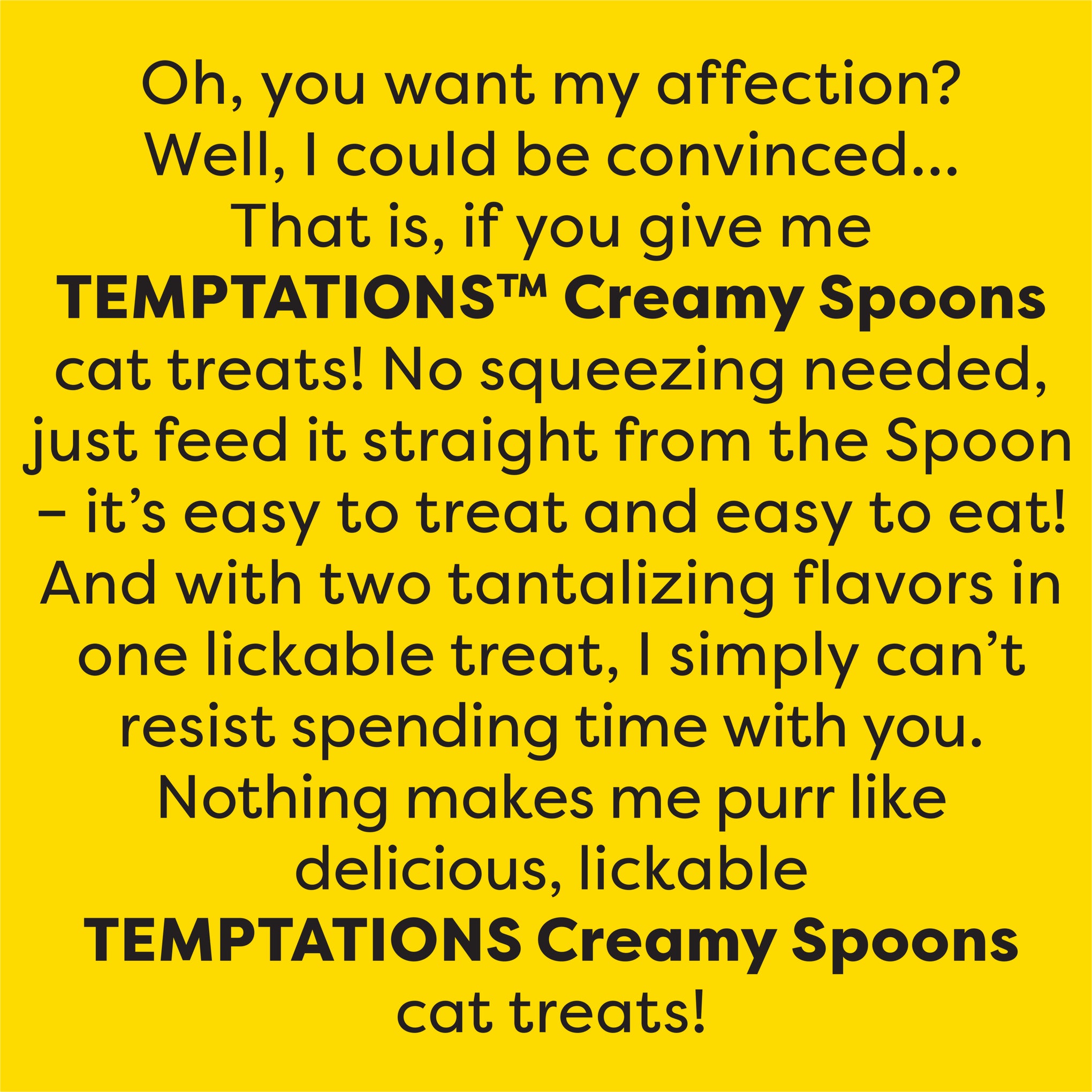 Temptations Creamy Spoons Tasty Chicken & Cheesy Cheese Flavour Cat Treats 10g x 4